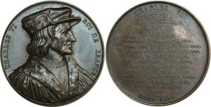 O6535 Médaille Charles VI Flandres Bretagne Edit Juifs 1394 Desnoyers ->M offer