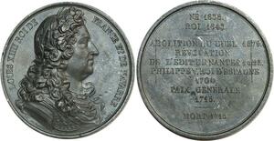 O6541 Médaille Louis XIIII 1685 Edit de Nantes Puymaurin Baron SPL ->Make offer