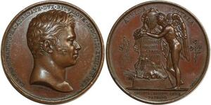 O6551 Médaille Mort duc de Berry Gayrard 1820 SUP ->Make offer