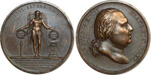 O6557 Médaille Louis XVIII duc Berry M-Car. Naples 1816 Andrieu ->Make offer