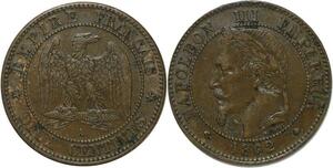 O6669 2 Centimes Napoleon III laurée 1862 A Paris SUP ->M offre