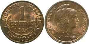 O6677 1 Centime Dupuis 1920 SPL Red Luster ->M offre