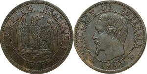 O6697 1 Centime Napoléon III Nue 1856 W Lille ->M offre