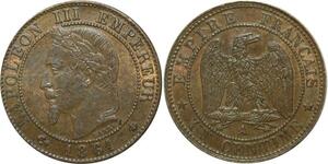 O6701 1 Centime Napoléon III Laurée 1861 A Paris SUP++