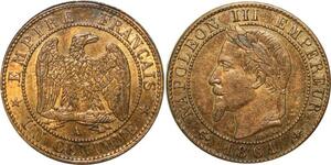 O6704 Rare 1 Centime Napoléon III Laurée 1861 A Paris FDC Red Luster