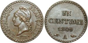 O6713 Un Centime Dupré 1849 A Paris République SUP -> Make offer