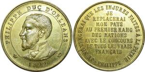 O6758 Jeton Module 10 Centimes Philippe duc Orléans 1899 SPL
