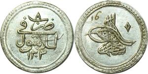 O6769 Turkey Ottoman 10 Para Selim III 1203/8 1210 1796 Silver UNC !!