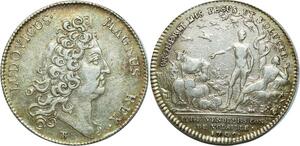O6804 Jeton Louis XIV 1643 1715 Jurés vendeurs volailles 1709 Argent ->M offre
