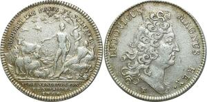 O6805 Jeton Louis XIV 1643 1715 Jurés vendeurs volailles 1709 Argent ->M offre