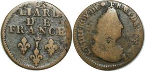 O6810 Liard de France Louis XIV 1693 L Couronné ->M offre