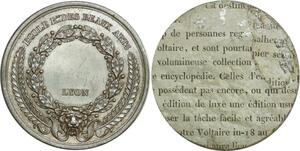 O6918 Rare Epreuve uniface Ecole des Beaux Arts Lyon SUP