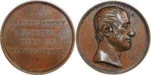 O6925 Medal Great Britain Victoria Francis Henry Egerton Earl Bridgewater AU