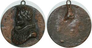 O6956 Médaille XIX ème Siècle Doutreman Portrait Uniface Auvrey -> Make offer