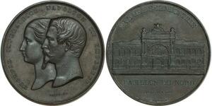 O6980 France Médaille Napoléon III Paris Industrie Pavillon Nord Caqué -> Make offer
