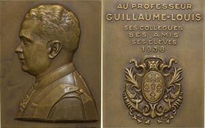 O7038 France Plaque Professeur Guillaume Louis Amis Collègues 1938 Bazin ->Make offer