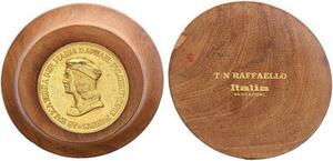 O7078 Very Rare Medal Raffaello Sanzio Italica Terra New Beauty 1483 1520