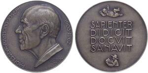 O7125 France Médaille Coffret Raymond Joseph 1903 1962 Verson Sapienter Didicit Docvit