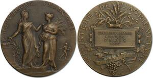 O7172 France Médaille Ministère Agriculture Concours Hippique Paris dubois 1914