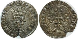 O7396 Rare France Florette Charles VI 1380 1422 Paris -> Make offer