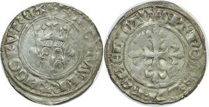 O7403 Rare France Florette Charles VI 1380 1422 Roman 2eme point -> Make offer