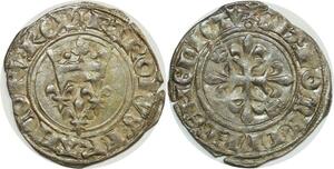O7404 Rare France Florette Charles VI 1380 1422 Paris SUP-> Make offer