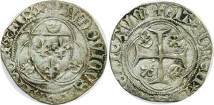 O7414 Rare France Petit Blanc à la Couronne Louis XI 1423-1483 Saint-Lô -> M offerfre