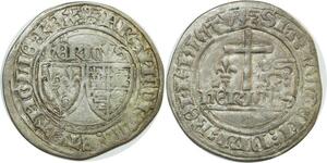 O7417 Rare France Blanc aux écus Henri VI de Lancastre Rouen Leopard -> Make offer