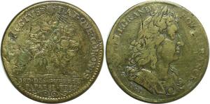 O7787 France Jeton Louis XIV Paparel Tres - Grenadier fruits 1638-1715 ->Make offer