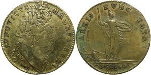 O7789 France Jeton Batiment du Roi Louis XIV 1696 signé LGL ->Make offer