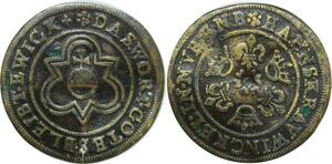 O7816 France Jeton de Compte Louis XIII 1612 Globe double trilobe ->M offre