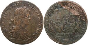O7824 France Jeton Louis XIV Marie Thérèse Autriche Mariage Roi 1660 ->M offre
