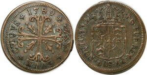 O7853 Switzerland Cantons Neuchatel 1/2 Batzen 1789 ->Make offer