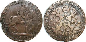 O7899 Rare Jeton Spanish Netherlands Bureau finances 1672 ->Make offer