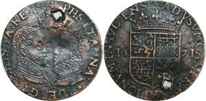 O7906 Rare Token Spanish Netherland 1571 Philippe IV ->Make offer