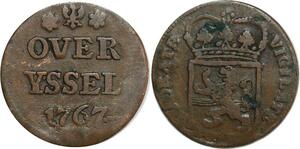 O7924 Netherlands Overijssel Duit 1767 Eagler ->Make offer