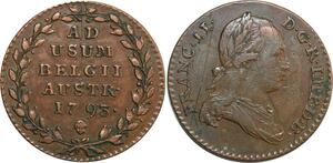 O7925 Austrian Netherlands Belgique Liard Franz II 1793 XF ->Make offer