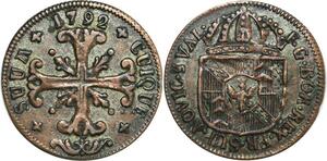 O7938 Switzerland Cantons Neuchatel 4 Kreuzer 1792 ->Make offer