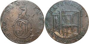 O7964 British Token John Fincham Halfpenny 1794 Pro Bono Publico ->M offer