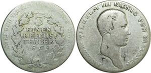 O7988 German States Prussia 1/3 Thaler Friedrich Wilhelm III 1809 A Silver