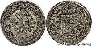 P8035 Rare Germany Sachsen Gotha Coburg Eisenach Groschen Johann Ernst 1636