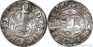 P8067 Germany Holstein Schauenburg Groschen 1/24 Thaler Adolf XIII 1600