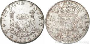 P8135 Virgin Islands 20 Dollars Elizabeth II Ivory Sundial 1985 Silver PROOF