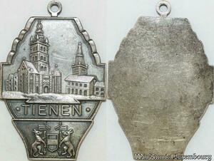 P8255 Belgium Medal Tienen Tirlemont 1900's Silver -> M Offer