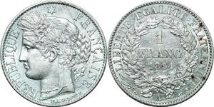 P3988 France 1 Franc Cérès 1894 A Paris Argent Silver ->Faire offre