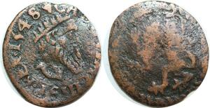 Q0185 Spanish Netherlands Courte Charles V Quint 1548 Lion -> Make offer