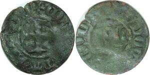 Q0189 Belgique Comté de Flandre Double Mite Louis de Male 1346 1384 >M offer