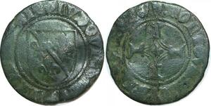 Q0201 Feodal Netherlands Brûlé Louis de Bourbon ND 1478-1479 Liège Hasselt