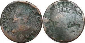 Q0203 Sp Netherlands Brabant Liard Philippe II Toison 1578 1580 Main Antwerpen