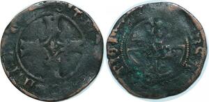 Q0215 Flandres Bourgogne Double Mite Philippe III le Bon ND 1453 Bruges  > Offer